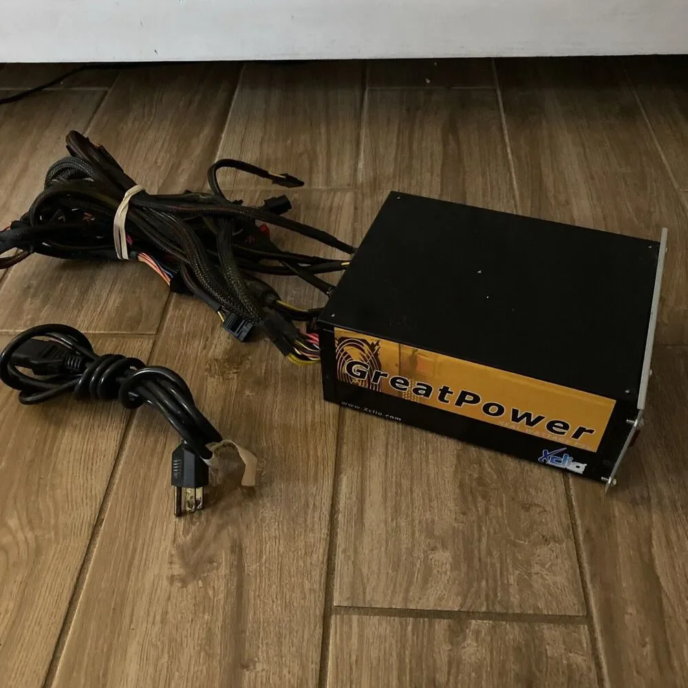 Xclio GREAT POWER 1200W POWER SUPPLY 100-240V (Tested)